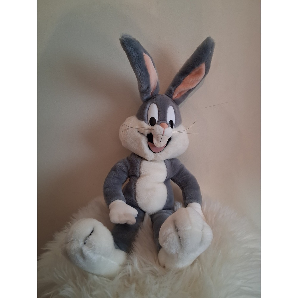 Vintage Bugs Bunny 50th Birthday Collection Plush Special Effects 1990 Grey